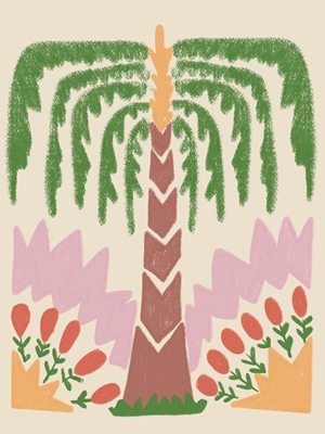 palmträd abstrakt