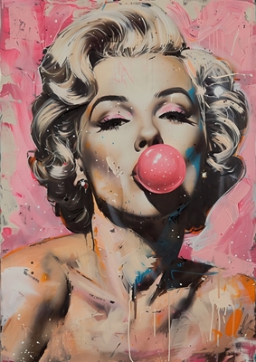 Marilyn Monroe x Kaugummi