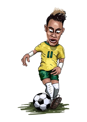 Beeldverhaal Neymar Junior