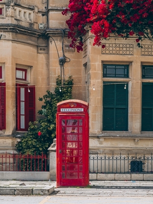 Red telephone booth