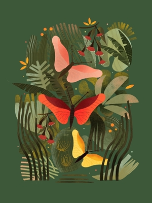 Perhosia viidakossa