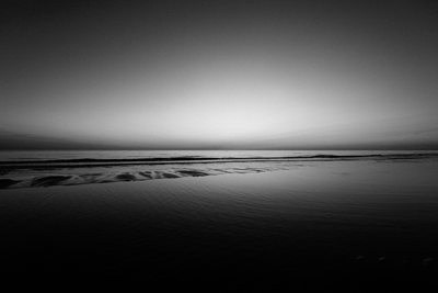 Solnedgång över Nordsjön