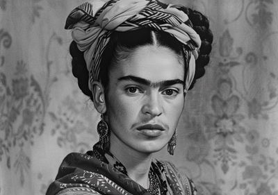 Frida Kahlo plakat portræt