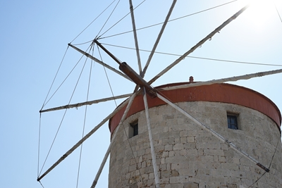 Molino de viento griego