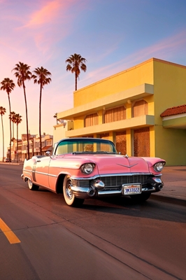 L.A vaaleanpunainen Cadillac