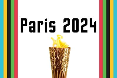 Banner do logotipo dos Jogos Olímpicos