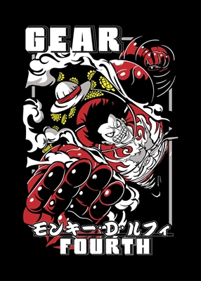Luffy Gear 4 v jednom kuse