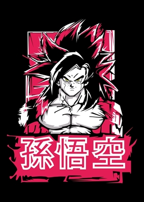 Transformace Son Goku DBZ