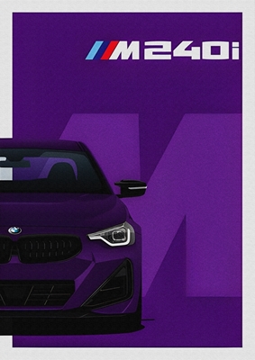 BMW M240i Coupe G42 Poster von ligon larry | Printler