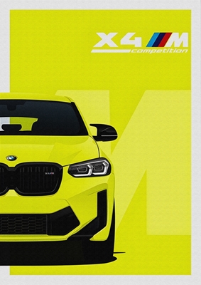 BMW X4 M Sport cytrynowy
