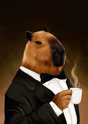 Café del hombre capibara