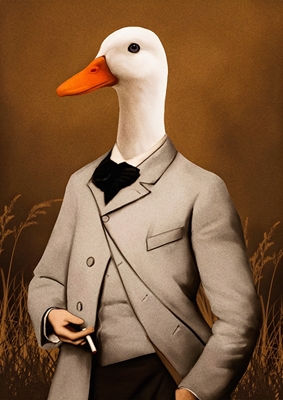 Vintage Duck Affisch