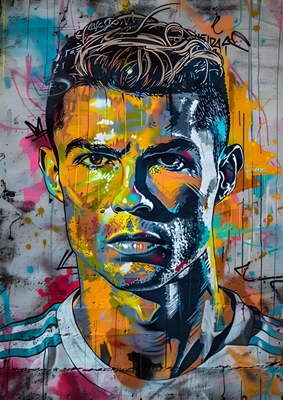 Cristiano Ronaldo Graffiti