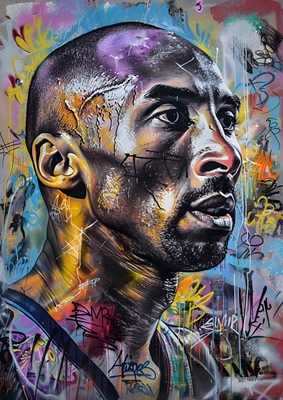 Pop Art Kobe Bryant Graffiti