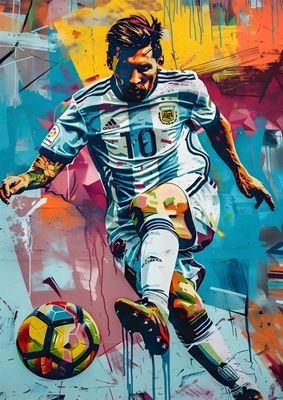 Lionel Messi Argentina Art