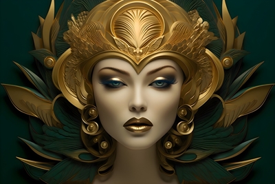Art Deco - Göttin des Goldes