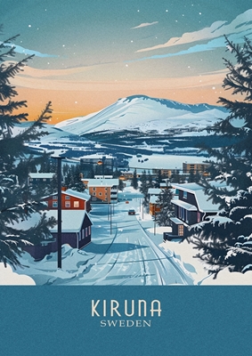 Plakat podróżniczy Kiruna