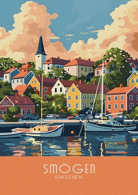 Cartaz de viagem de Smögen