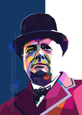 Winston Churchill Arte Pop