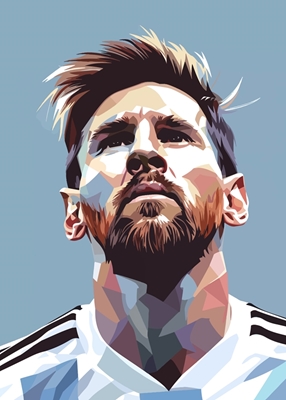 Lionel Messi - pop-taide
