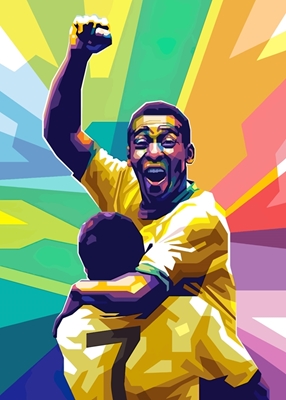 Pelé - jalkapallolegenda Brasilia