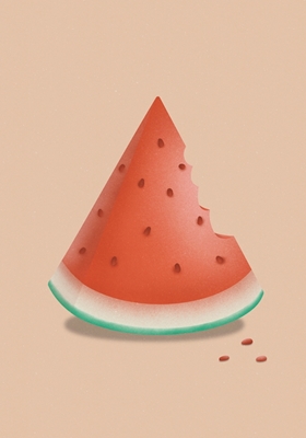 Wassermelonen-Scheibe