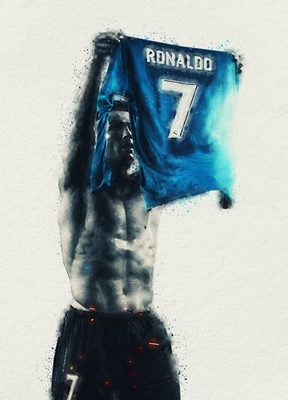 Cristiano Ronaldo målning