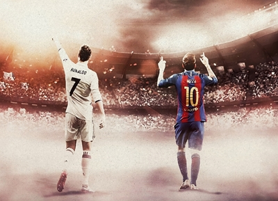 Ronaldo a Messi
