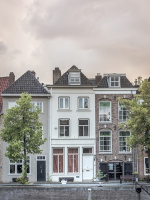 Casas do canal holandês