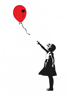 Jente med ballongen Banksy