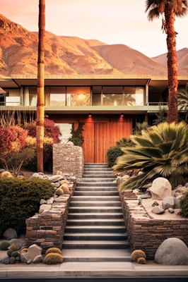 Palm Springs Haus aus der Mitte des Jahrhunderts
