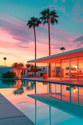 Los Angeles Sunset House Pool