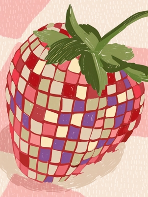 Erdbeer-Discokugel