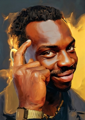 Tenker Black Guy Meme Art