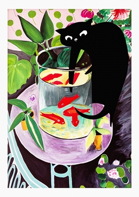 Poster del gatto nero