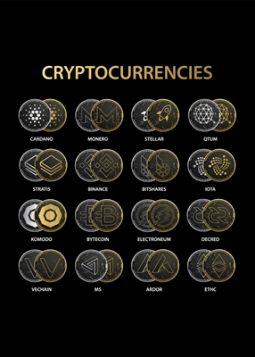 Kryptowährungs-Münze