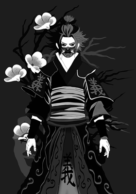 Japansk Cultur Oni Mask
