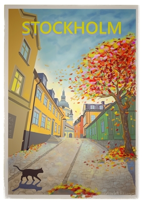 Affiche Stockholm automne