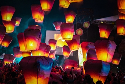 Festival des lanternes à Taïwan