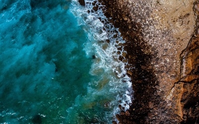 Marées turquoise en Algarve