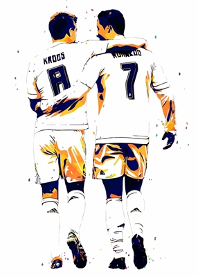 Cristiano Ronaldo And Kroos