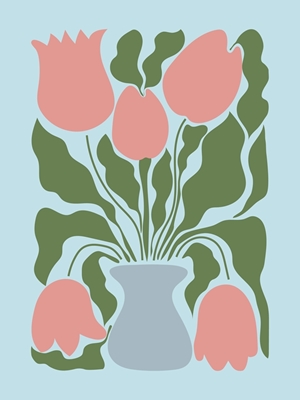 Tulipaner i vase