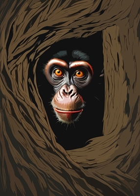 Peeping Monkey