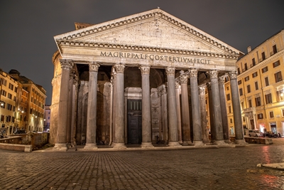 Rom - Pantheon om natten