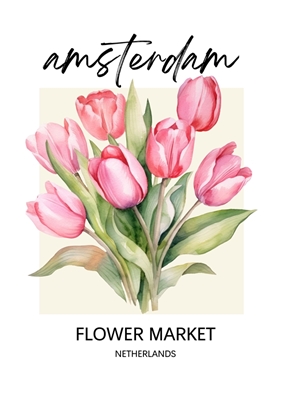 Amsterdams blomstermarknad