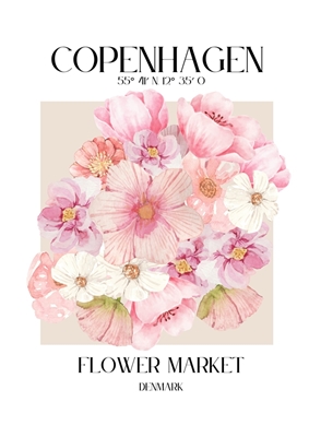 Bloemenmarkt van Kopenhagen