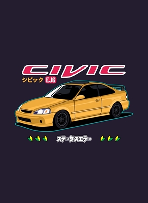 Coches Civic EJ6 JDM