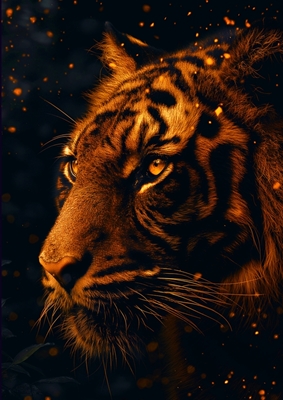 Una tigre molto affascinante