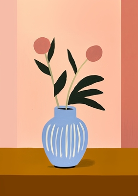 Henri Matisse-inspirado, vaso