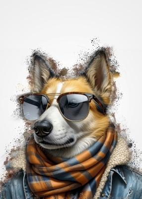 Chien cool